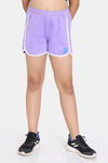 Rosaline Girls Bounds Easy Movement Shorts - Violet Tulip — thumbnail 2